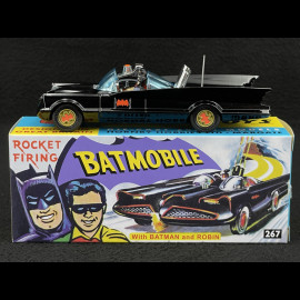 Batmobile 1966 mit Batman und Robin Figuren Schwarz Glänzend 1/50 Corgi Toys CD54321050