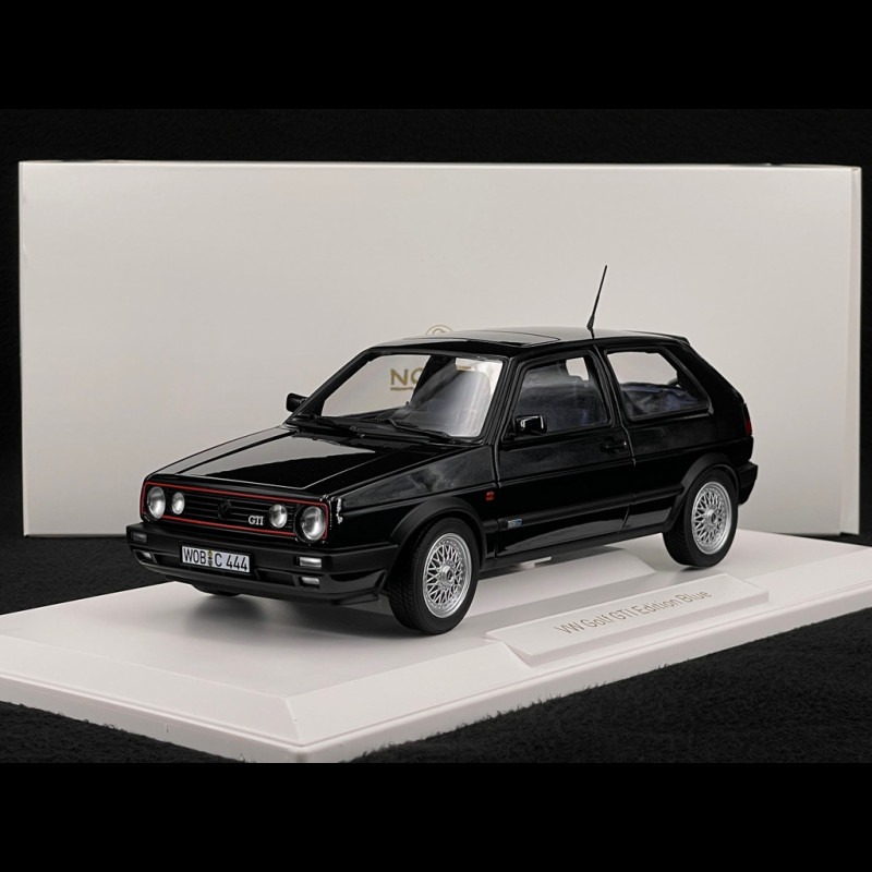 Volkswagen Golf GTI II Edition Blue 1991 Moonlight Blue Metallic 1/18 Norev 188583