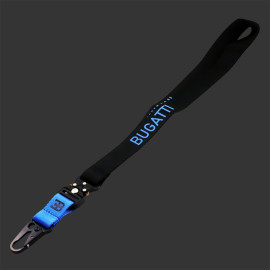 Bugatti Keychain Lanyard Black / Blue BU124U802BK99