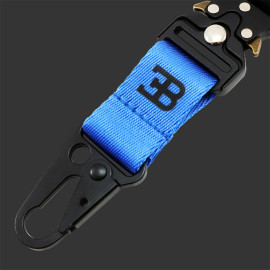 Bugatti Schlüsselband Schwarz / Blau BU124U802BK99