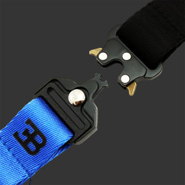 Bugatti Keychain Lanyard Black / Blue BU124U802BK99