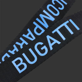 Bugatti Keychain Lanyard Black / Blue BU124U802BK99