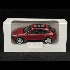 Porsche Macan Turbo 2019 Rosa Reibungsspielzeug 1/38 Welly MAP01024015