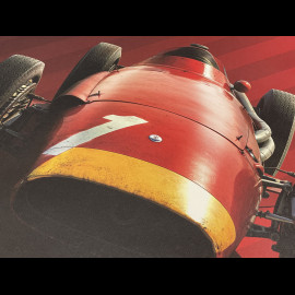 Maserati Poster 250F 50S 70 Jahre Formel 1 Rot 920029579