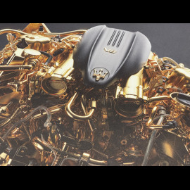 Maserati Poster Motore Trofeo Grey / Gold 920029343
