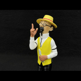 Tim und Struppi Figur - Professor Bienlein der Gärtner - Der Castafiore Smaragd 12 cm 42211
