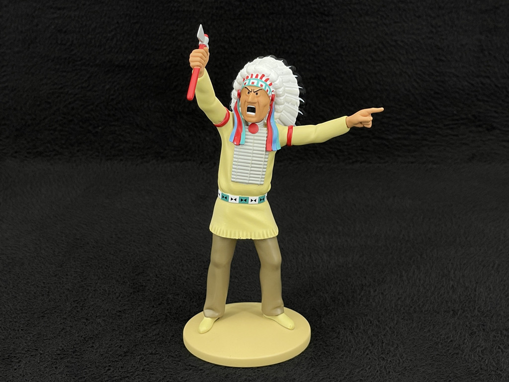 Tintin Figurine - Great Indian Chief - Tintin in America 12 cm