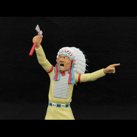 Tim und Struppi Figur - Großer Indianerhäuptling - Tim und Struppi in Amerika 12 cm 42249