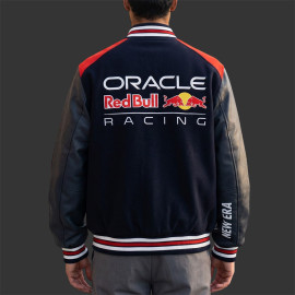 Red Bull Jacket Racing F1 Team Varsity Navy Blue New Era 60897397 - Unisex