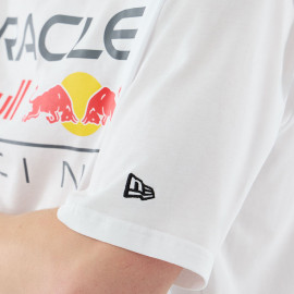 Red Bull T-Shirt Racing F1 Team Logo White New Era 60897385 - Unisex