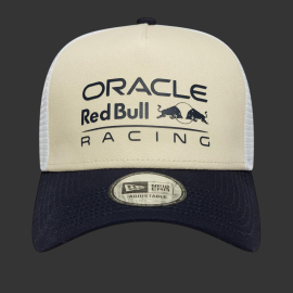 Red Bull Cap Racing F1 Team Trucker Beige / Marineblau / Weiß New Era 60772117 - Unisex