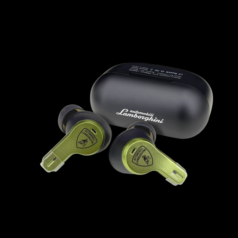 Lamborghini Kopfhörer Bluetooth Mattschwarz / Metallic Grün GRS22005