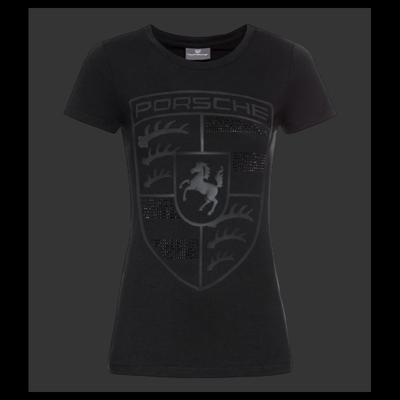 Porsche T-shirt mighty crest black WAP797E - woman