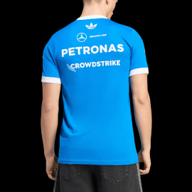Mercedes-AMG T-Shirt Petronas F1 Team Blue Wonder Blau / Weiß Adidas KW1660 - Unisex