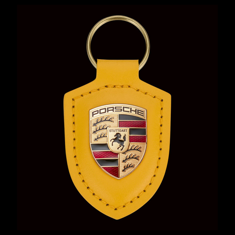 Porsche Keyring Crest Signal Yellow WAP05065126WSA