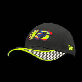 Valentino Rossi Cap VR46 WRT MotoGP Schachbrett Schwarz / Mehrfarbig New Era 60897579 - Unisex