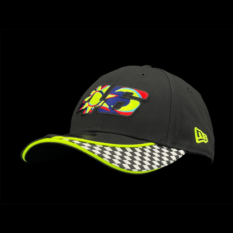 Valentino Rossi Cap VR46 WRT MotoGP Schachbrett Schwarz / Mehrfarbig New Era 60897579 - Unisex