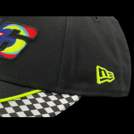 Valentino Rossi Cap VR46 WRT MotoGP Schachbrett Schwarz / Mehrfarbig New Era 60897579 - Unisex