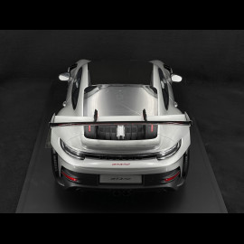 Porsche 911 GT3 RS Type 992.1 2022 Weissach Package Silver GT / Red Stripes 1/8 GT Spirit GTS802001