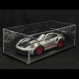 Porsche 911 GT3 RS Type 992.1 2022 Weissach Package Silver GT / Red Stripes 1/8 GT Spirit GTS802001