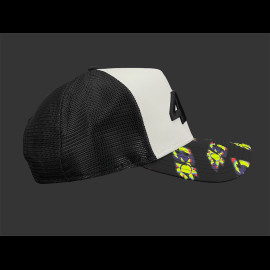 Valentino Rossi Hat VR46 WRT MotoGP Trucker Black / White New Era 60897569 - Unisex