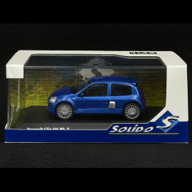 Renault Clio V6 Phase 2 2003 Iliad Blue 1/43 Solido S4318101