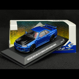 Nissan Skyline GT-R (R34) Z-Tune 1998 Bayside Blue 1/43 Solido S4318202