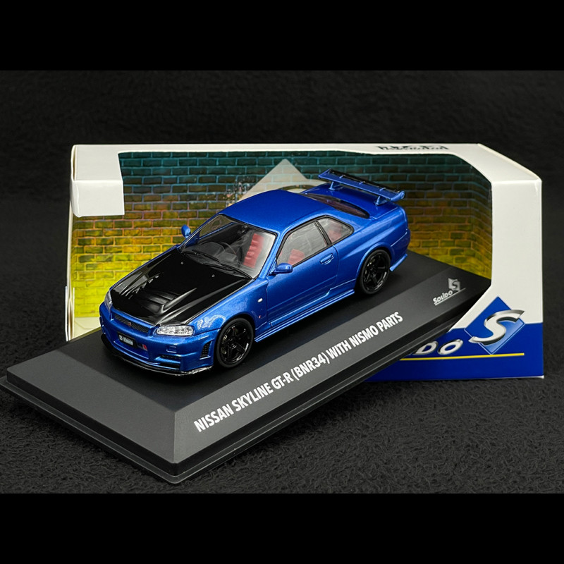 Nissan Skyline GT-R (R34) Z-Tune 1998 Bayside Blue 1/43 Solido S4318202