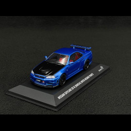 Nissan Skyline GT-R (R34) Z-Tune 1998 Bayside Blue 1/43 Solido S4318202