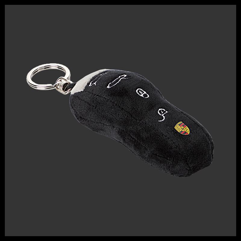 Porsche Schlüsselanhänger Plüsch Porsche Autoschlüssel Schwarz WAP0500340TKPK