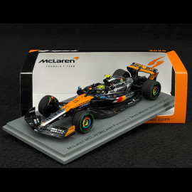 Lando Norris McLaren MCL39 n° 4 Sieger GP Großbritannien 2025 F1 mit Pit Board 1/43 Spark S9596