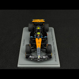 Lando Norris McLaren MCL39 n° 4 Winner British GP 2025 F1 with Pit Board 1/43 Spark S9596