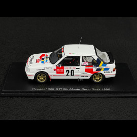 Peugeot 309 GTI n° 20 9. Rallye Monte Carlo 1990 1/43 Spark S9454