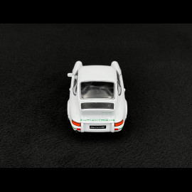 Porsche 911 Carrera RS 2.7 1973 White / Green Stripes Friction Toy 1/38 Welly MAP01091124