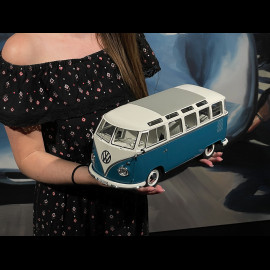 Volkswagen Combi T1 Samba Bus 1962 Regatta Blue / White 1/12 Ottomobile G102