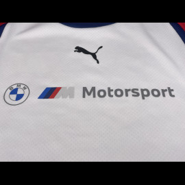BMW T-Shirt Motorsport M4 GT4 Evo Jersey Lange Ärmel Puma Weiß / Blau / Rot 632577-04