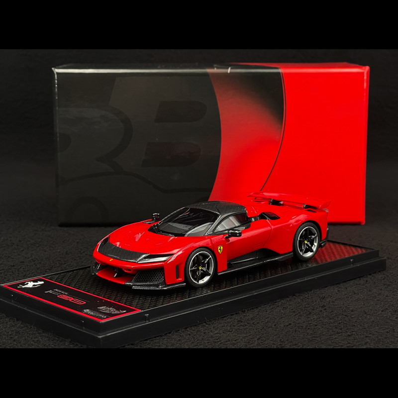 Ferrari F80 2024 Carbon Option Rosso Corsa / Carbon Rims 1/43 BBR Models BBRC305A1