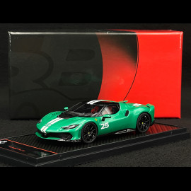 Ferrari 296 Speciale n° 25 2025 Verde Nürburgring / Weiße Streifen 1/43 BBR Models BBRC323A