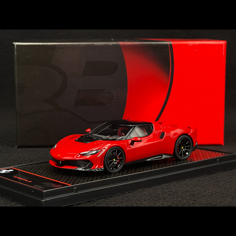 Ferrari 296 Speciale 2025 Rosso Corsa / Black Roof 1/43 BBR Models BBRC323B1