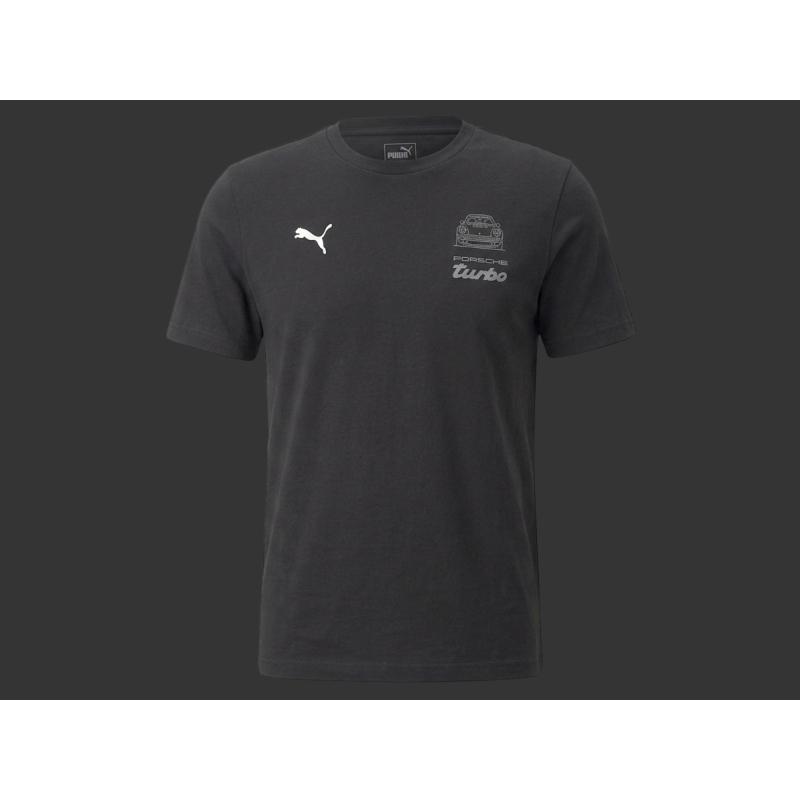 Porsche T-shirt Turbo Puma Black 637798-01 - unisex