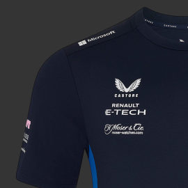 Alpine T-Shirt Günstige F1 Team Marineblau TM10291-020 - Unisex