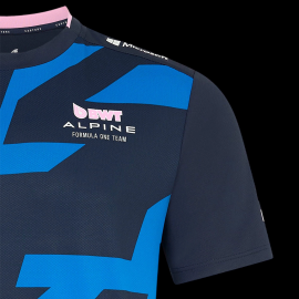 Alpine T-Shirt Low Price F1 Team n° 10 Pierre Gasly Monogram Navy Blue TM10302-020 - Unisex