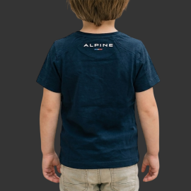 Alpine T-Shirt Günstige Marineblau 6020080473 - Kinder