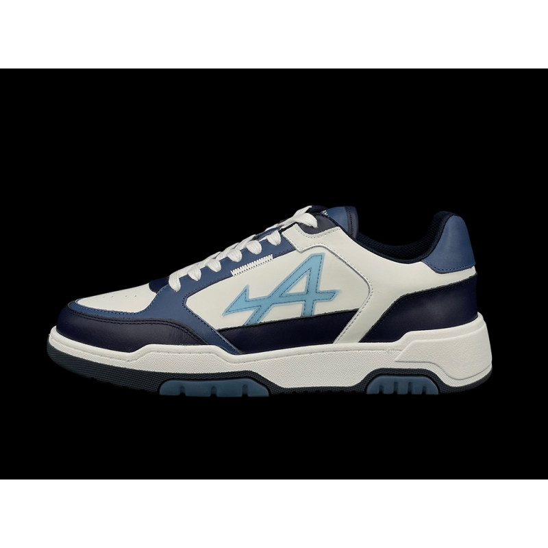 Alpine Schuhe x Savoir-Faire A290 Superleggera Weiß / Marineblau - Unisex
