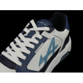 Alpine Shoes x Savoir-Faire A290 Superleggera White / Navy Blue - Unisex
