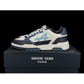 Alpine Schuhe x Savoir-Faire A290 Superleggera Weiß / Marineblau - Unisex