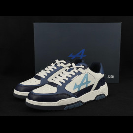 Alpine Shoes x Savoir-Faire A290 Superleggera White / Navy Blue - Unisex