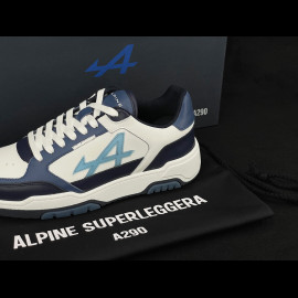 Alpine Shoes x Savoir-Faire A290 Superleggera White / Navy Blue - Unisex
