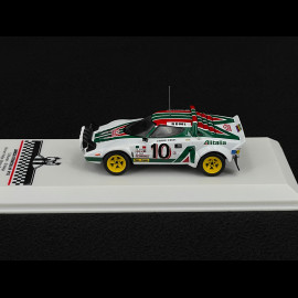 Lancia Stratos HF n° 10 Winner Monte Carlo Rally 1976 with Figures 1/43 Ixo SPRM001-76