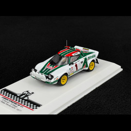 Lancia Stratos HF n° 1 Sieger Rallye Monte Carlo 1977 mit Figuren 1/43 Ixo SPRM001-77